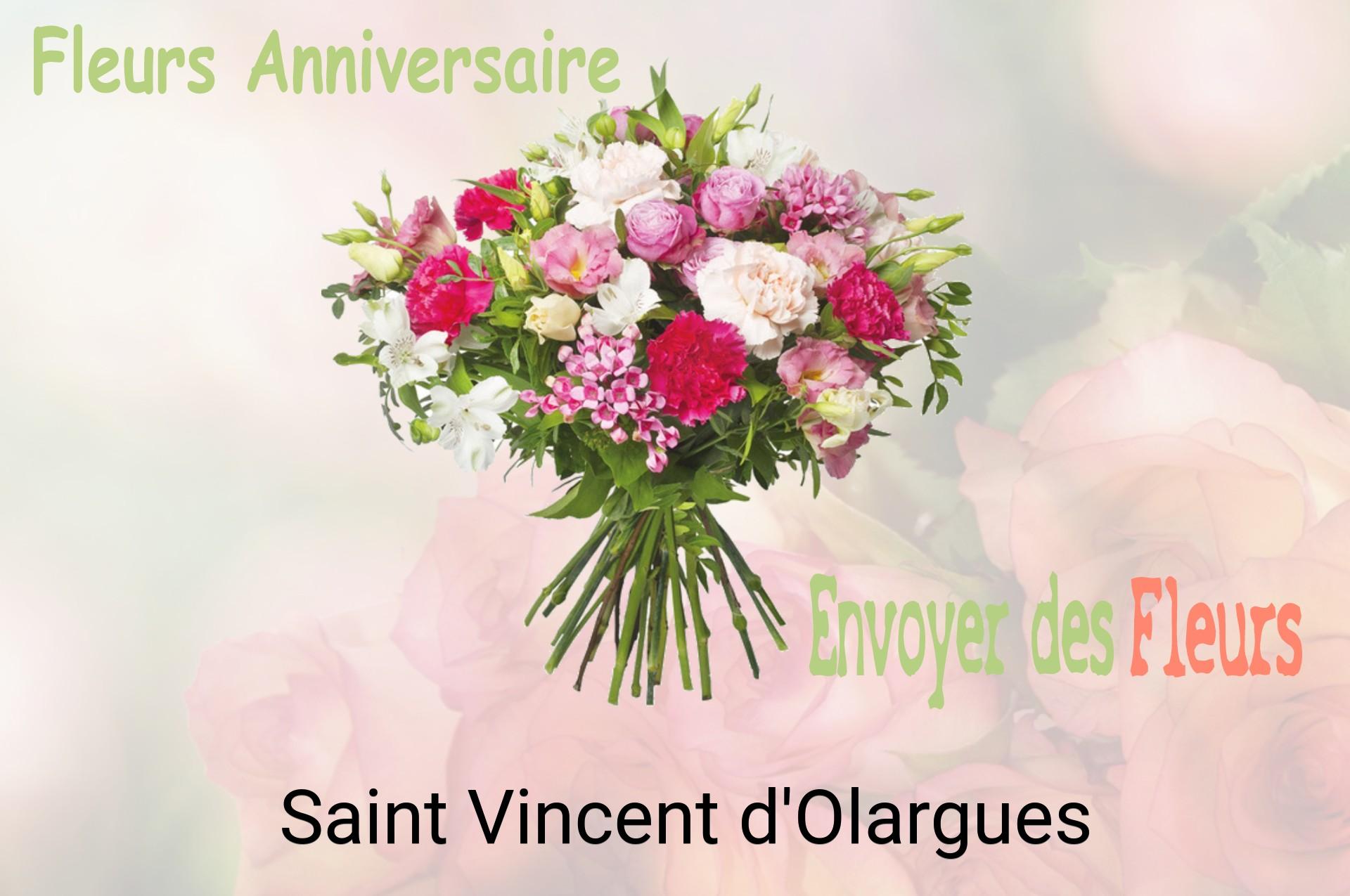 Bouquet de fleurs d’anniversaire livré à Saint-Vincent-d'Olargues