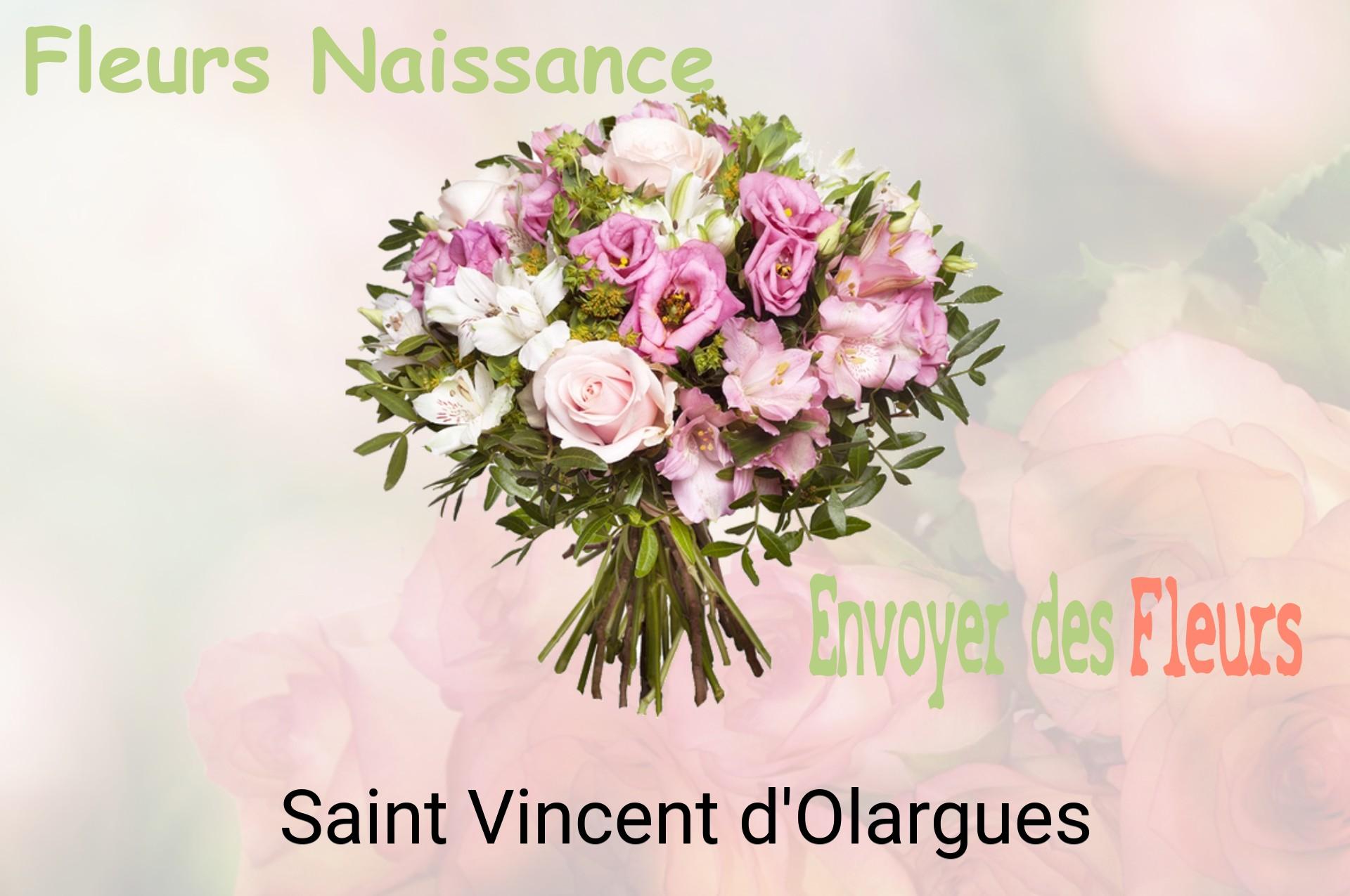 Bouquet de fleurs de naissance livré à Saint-Vincent-d'Olargues